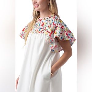 Crosby by Mollie Burch Hadley Floral Dress NEW